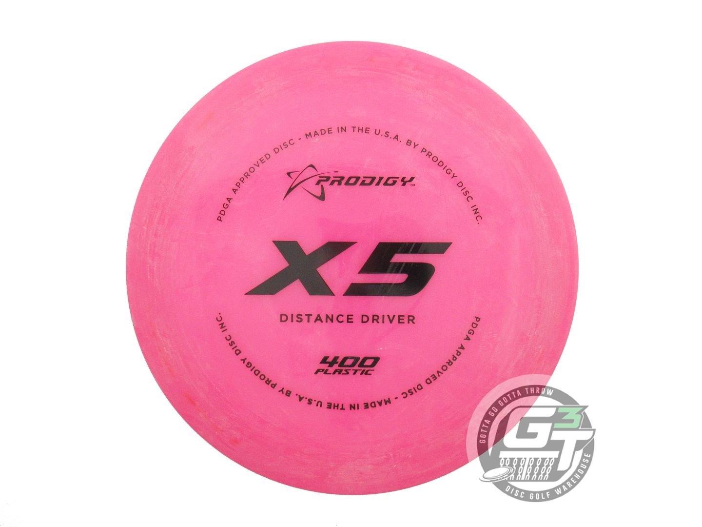 USED Prodigy Discs 400 X5 174g Pink Black Stamp CHALKY Distance Driver Golf Disc