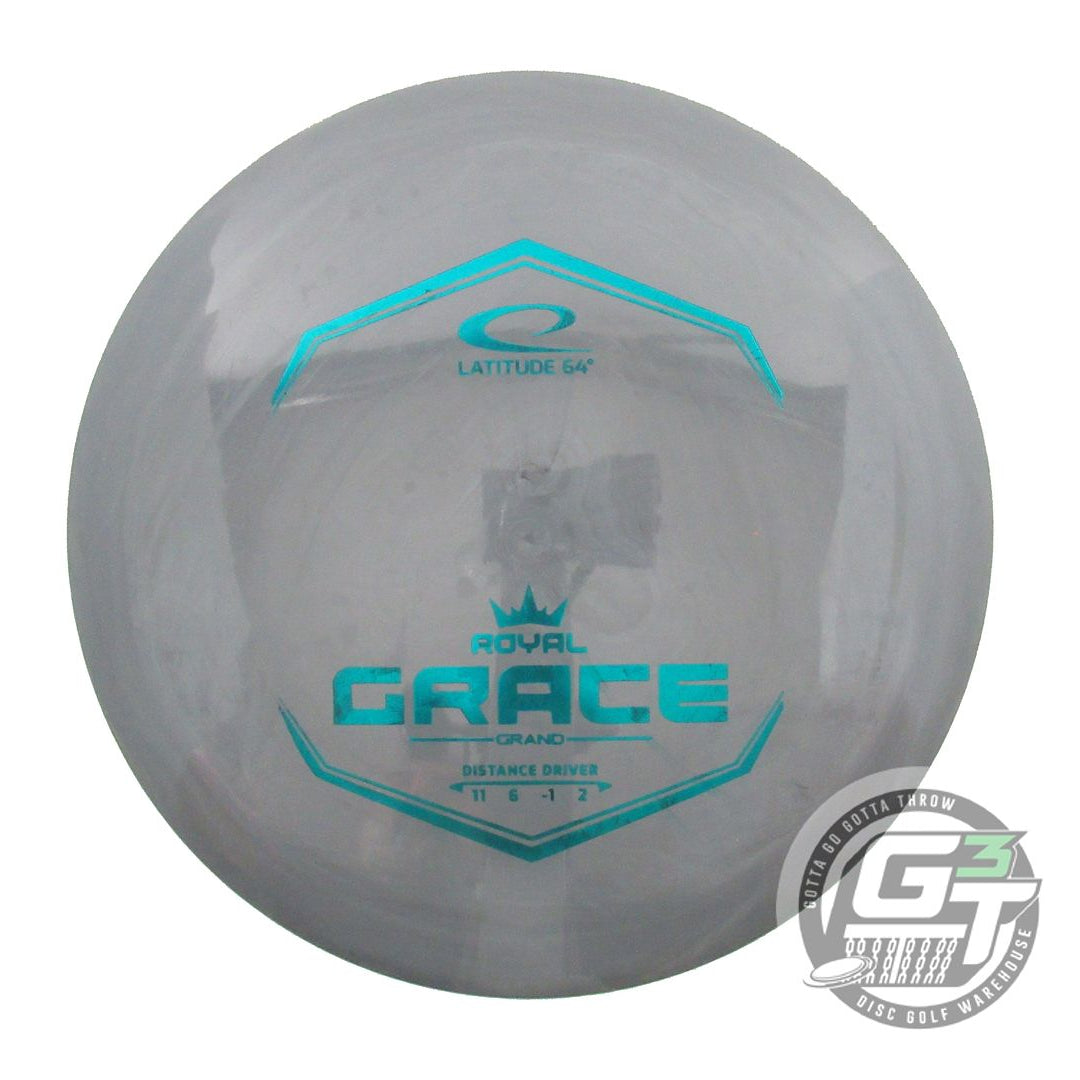 USED Latitude 64 Royal Grand Grace 173g Gray Teal Foil Distance Driver Disc
