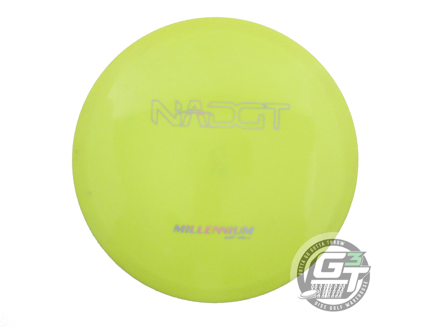 USED Millennium Sirius JLS 175g Yellow Silver Holo Foil Fairway Driver Golf Disc