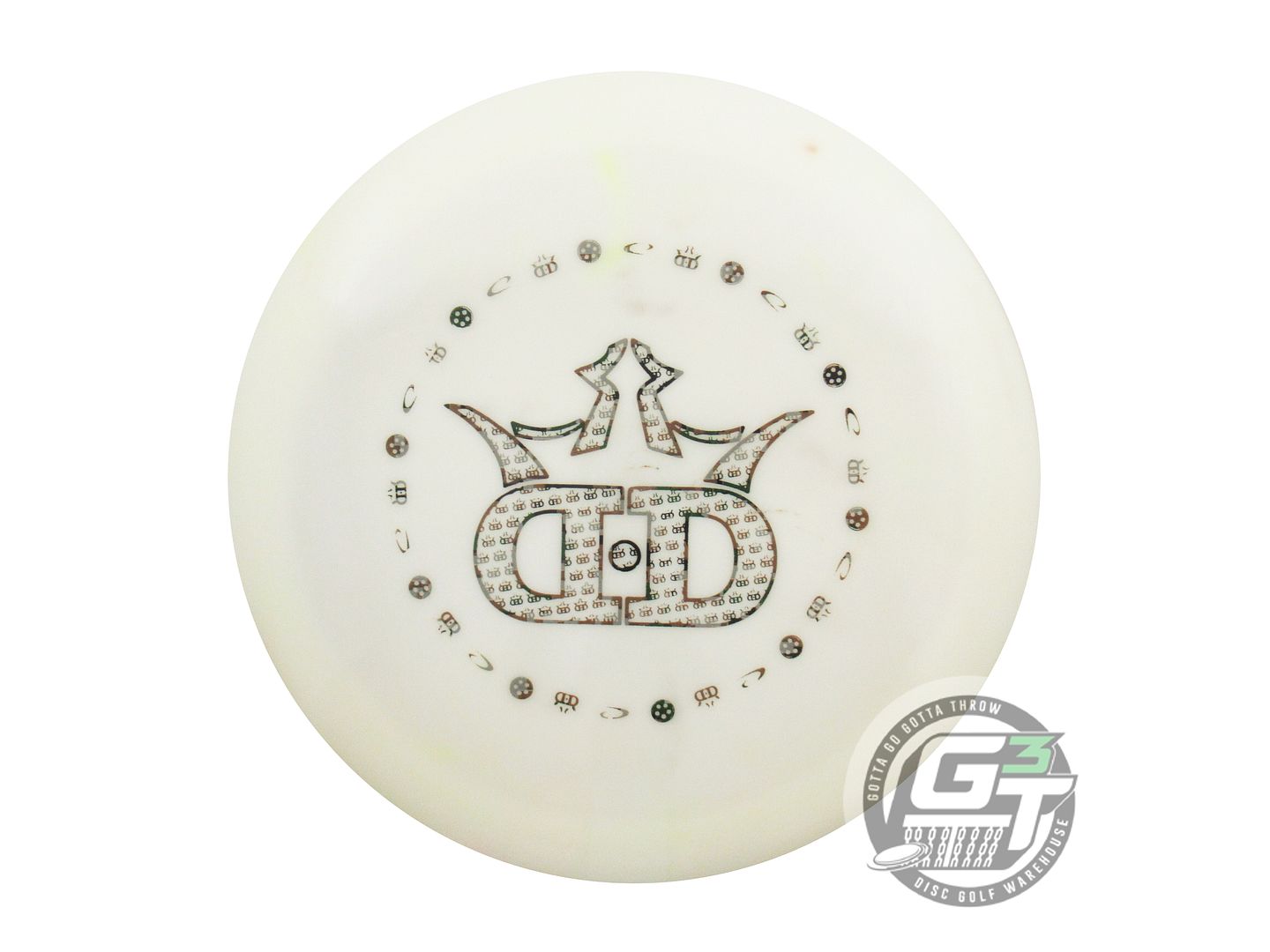 USED Dynamic Discs Fuzion Trespass 175g White Black Stamp Distance Driver Disc