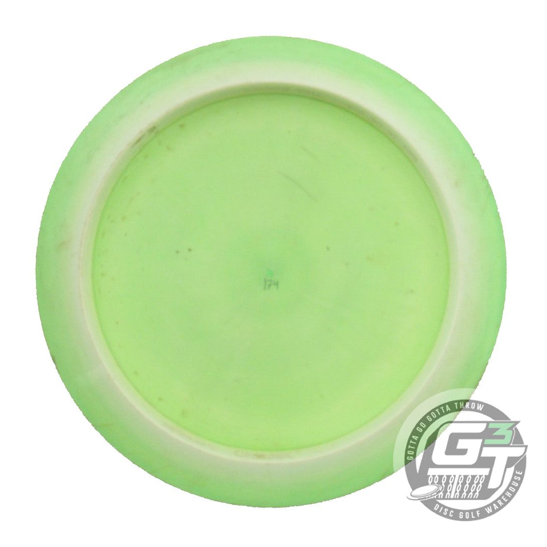 USED Discraft ESP Crank 174g Lime Black Stamp Distance Driver Golf Disc