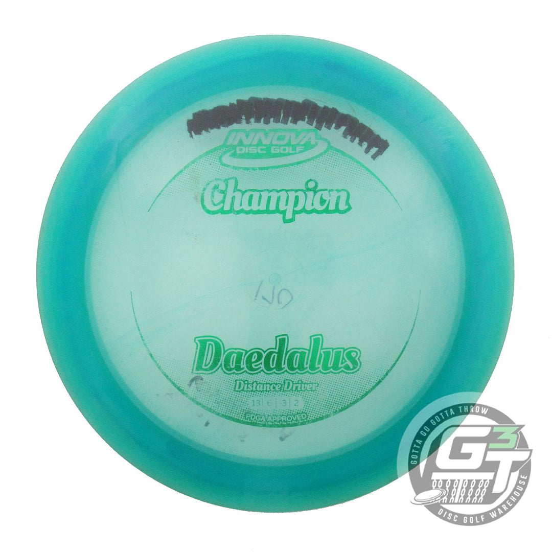 USED Innova Champion Daedalus 170g Teal Green Foil Distance Driver Disc