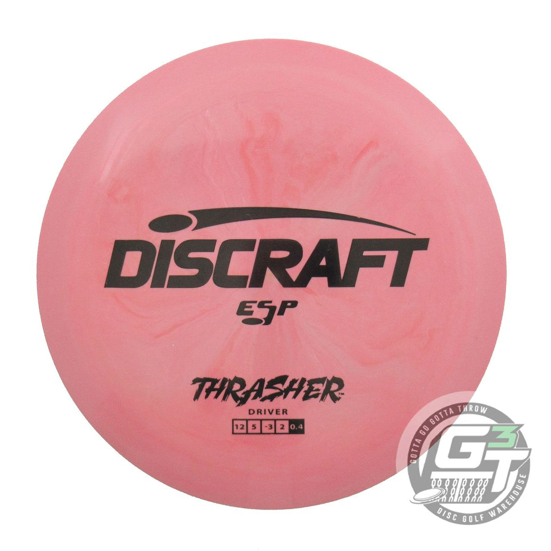 USED Discraft ESP Thrasher 173g Pink Black Stamp Distance Driver Golf Disc