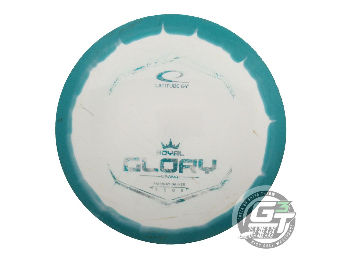 USED Latitude 64 Royal Grand Orbit Glory 173g Green-White Fairway Driver Disc