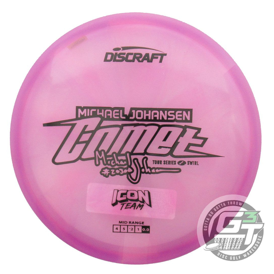 Discraft Limited Edition 2025 Tour Series Michael Johansen Swirl Elite Z Comet Midrange Golf Disc (Individually Listed)