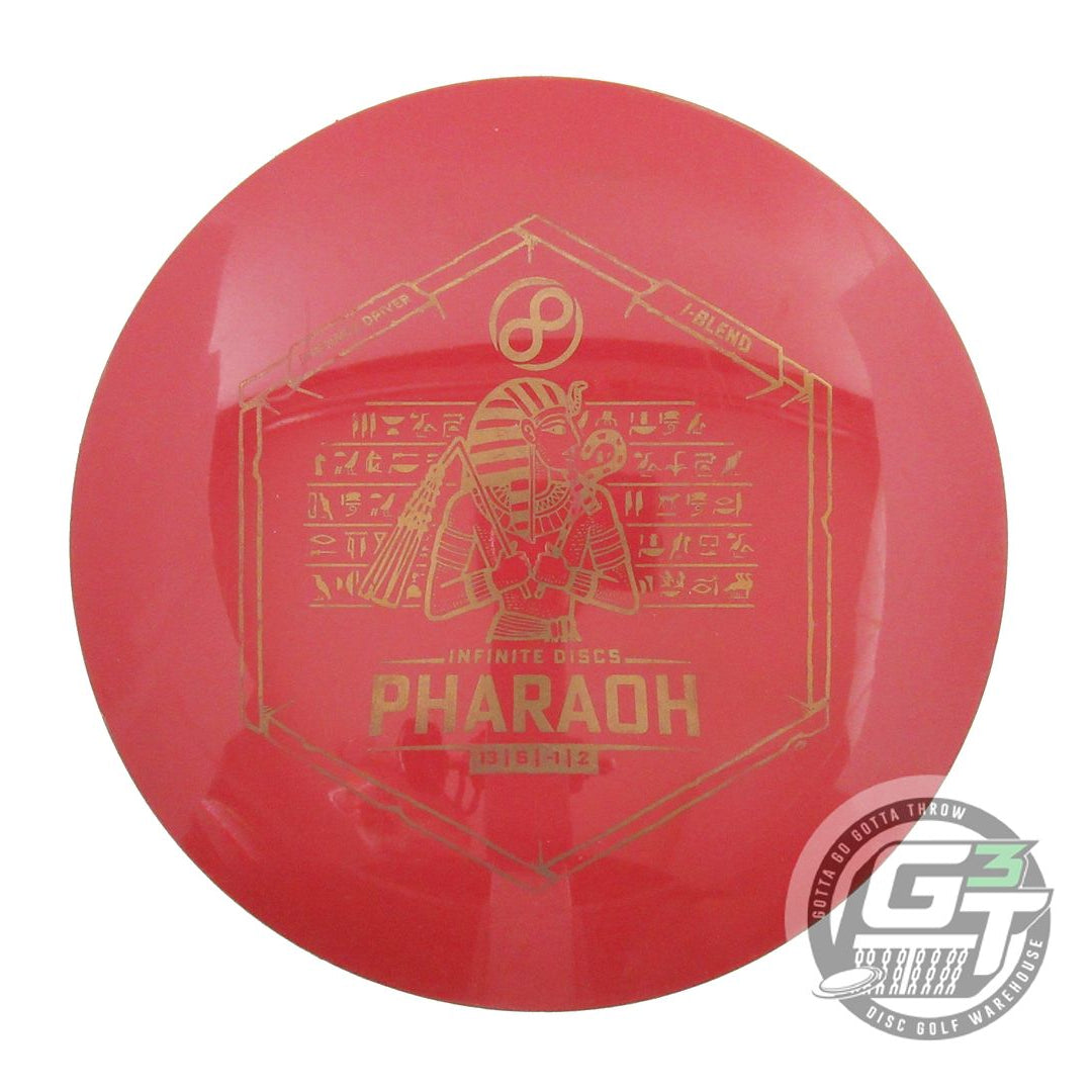 USED Infinite I-Blend Pharaoh 171g Maroon Bronze Foil Distance Driver Golf Disc