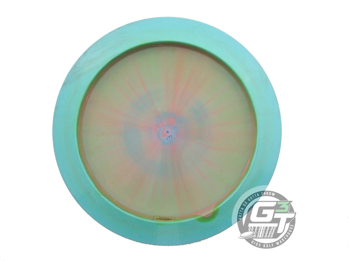 USED Discraft ESP Nuke 177g Teal-Olive Black Stamp Distance Driver Golf Disc