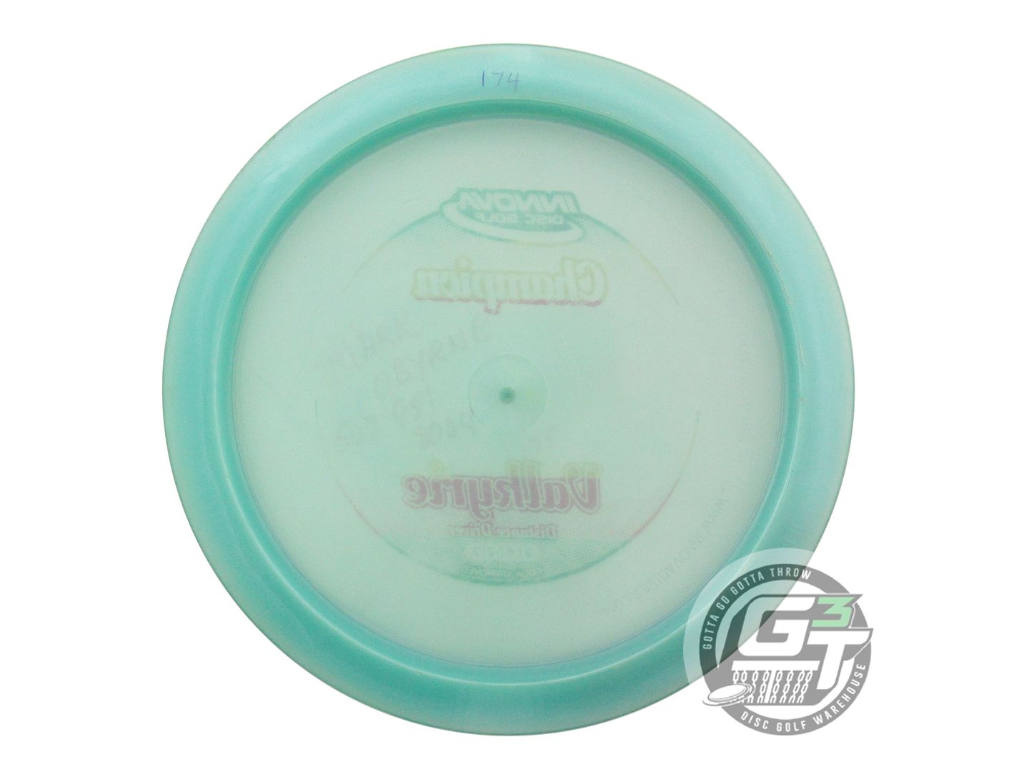 USED Innova Champion Valkyrie 174g Seafoam Rasta Foil Distance Driver Golf Disc