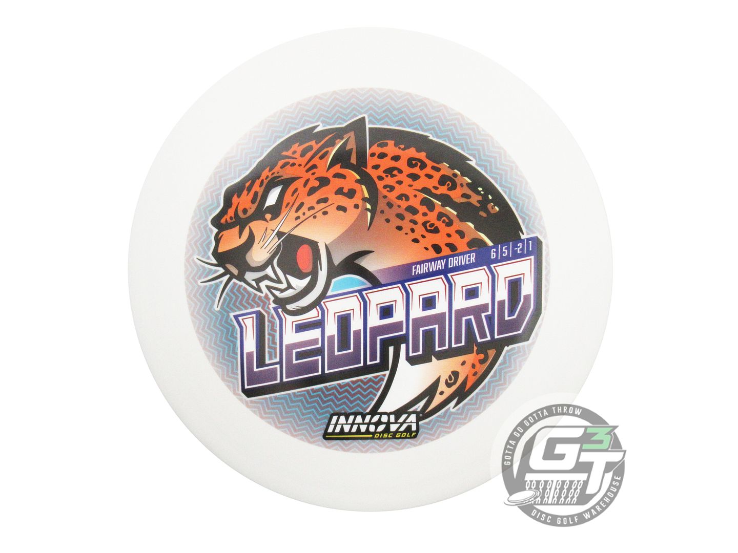 USED Innova DX Leopard 168g FullColor White B Fairway Driver Golf Disc