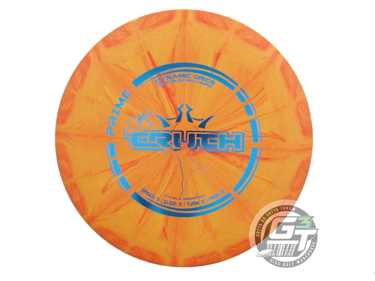 USED Dynamic Discs Prime Burst EMAC Truth 175g Orange-Red Midrange Golf Disc