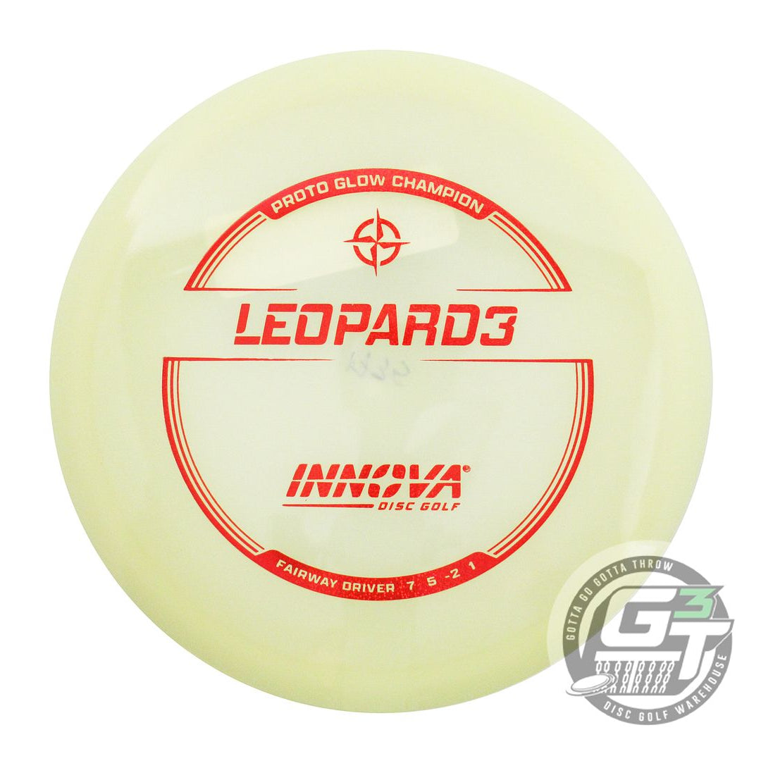 Innova Proto Glow Champion Leopard3 Fairway Driver Golf Disc (Individually Listed) - Gotta Go Gotta Throw
