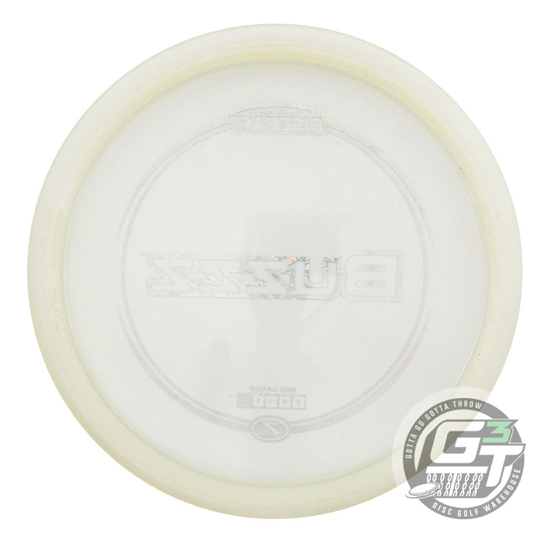 USED Discraft Z Buzzz 177g White Holo Logo Foil Midrange Golf Disc