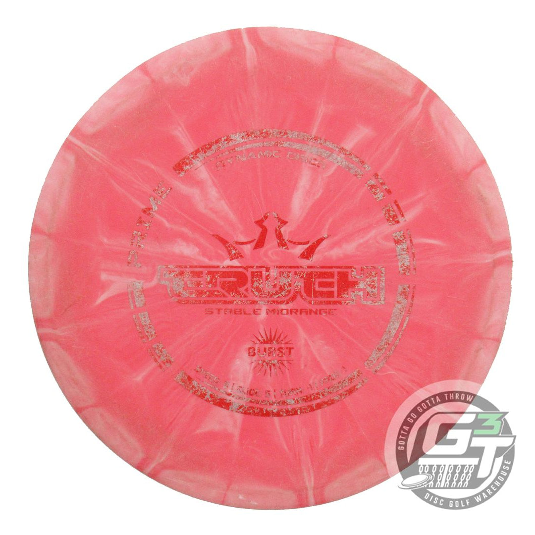 USED Dynamic Discs Prime Burst Truth 174g Red Red Glitter Foil Midrange Disc