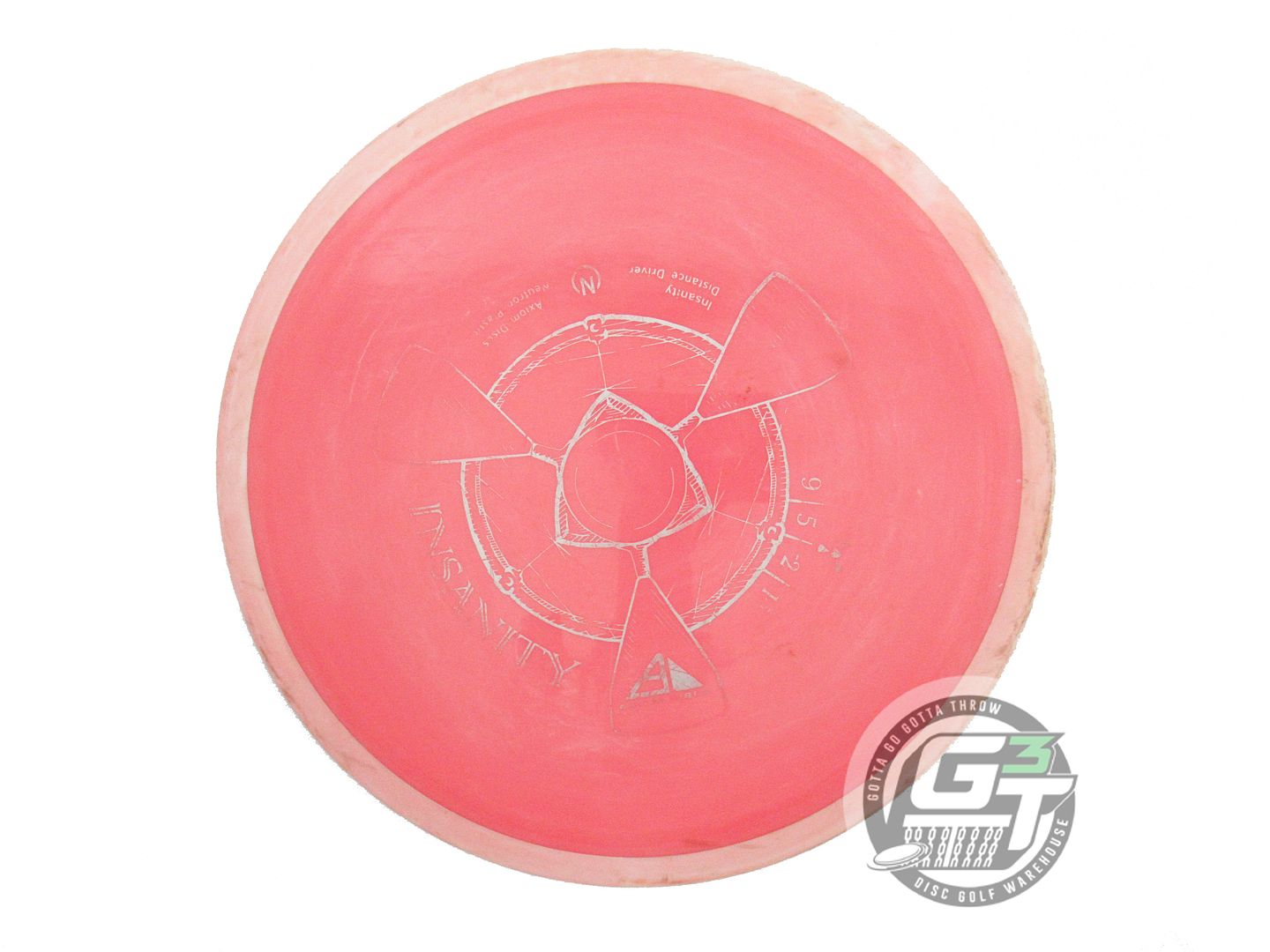 USED Axiom Discs X-OUT Neutron Hex 177g Black Purple Rim Midrange Golf Disc