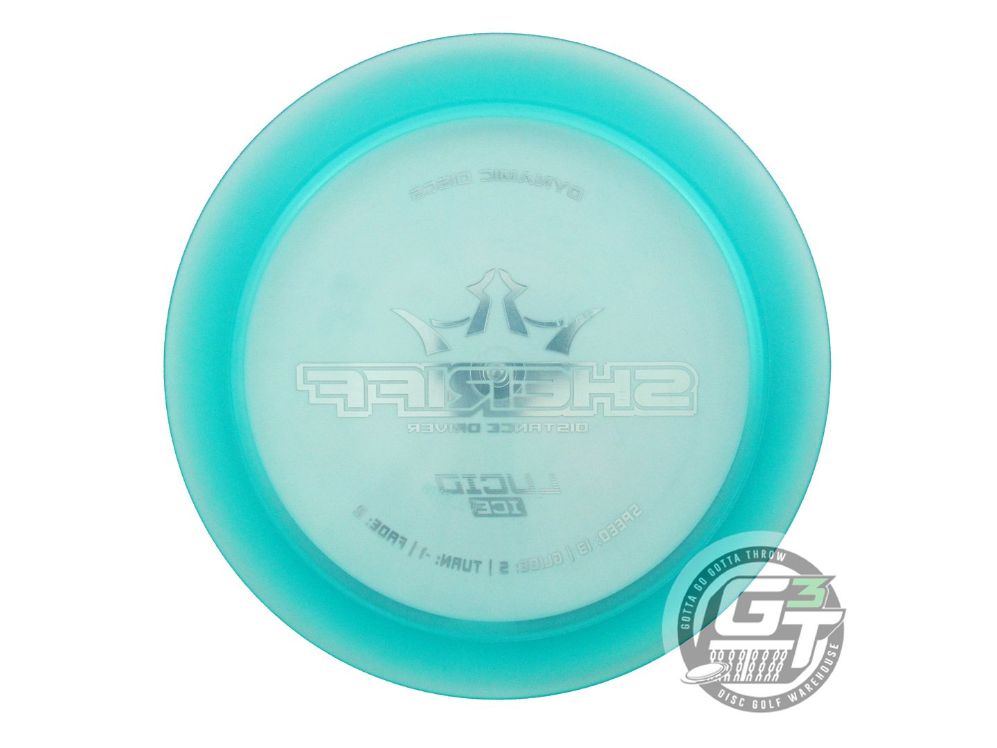 NOS Dynamic Discs Lucid Ice Sheriff 171g Teal Purple Foil Distance Driver Disc