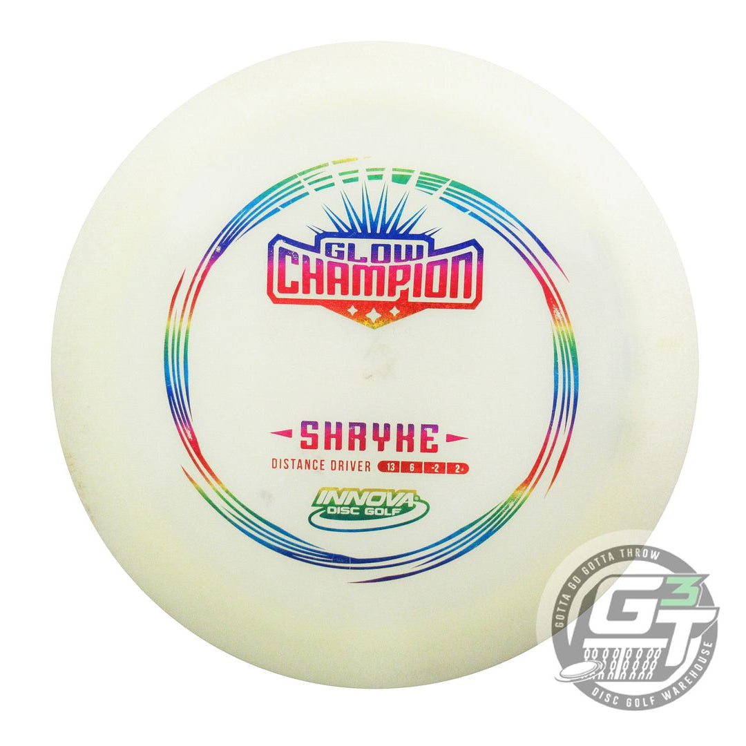 USED Innova Champion Glow Shryke 167g Rainbow Star Foil Distance Driver Disc