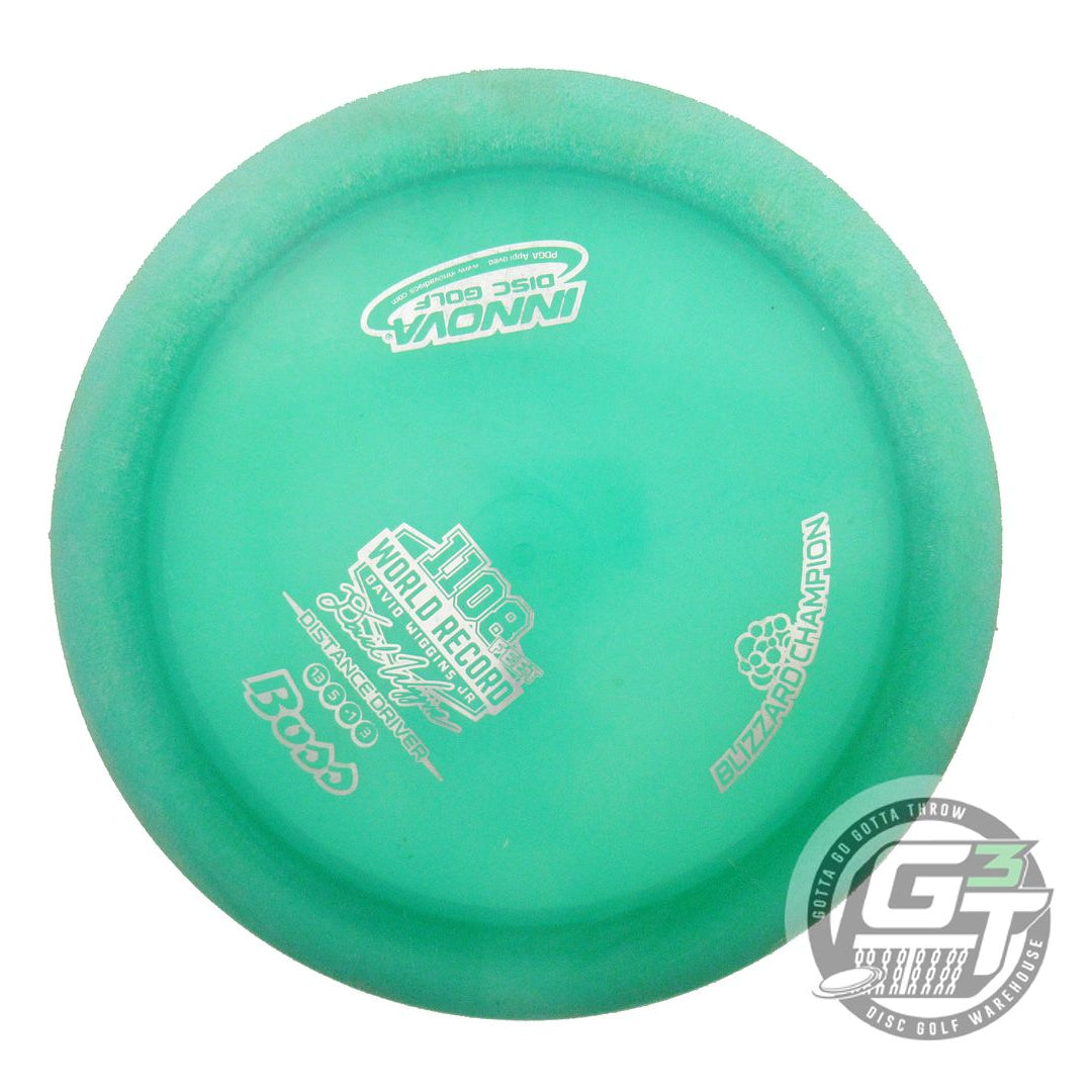 USED Innova Blizzard Boss 158g Seafoam Silver Foil Distance Driver Golf Disc