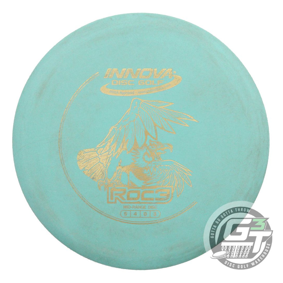 USED Innova DX Roc3 175g Seafoam Gold Foil Midrange Golf Disc