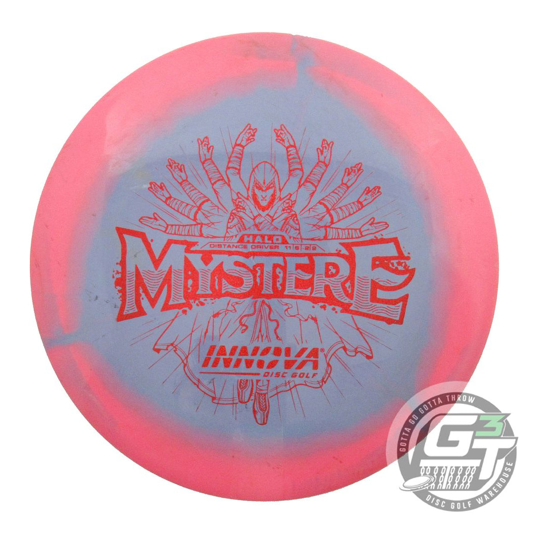 USED Innova Halo Star Mystere 175g Pink-Blue Distance Driver Golf Disc