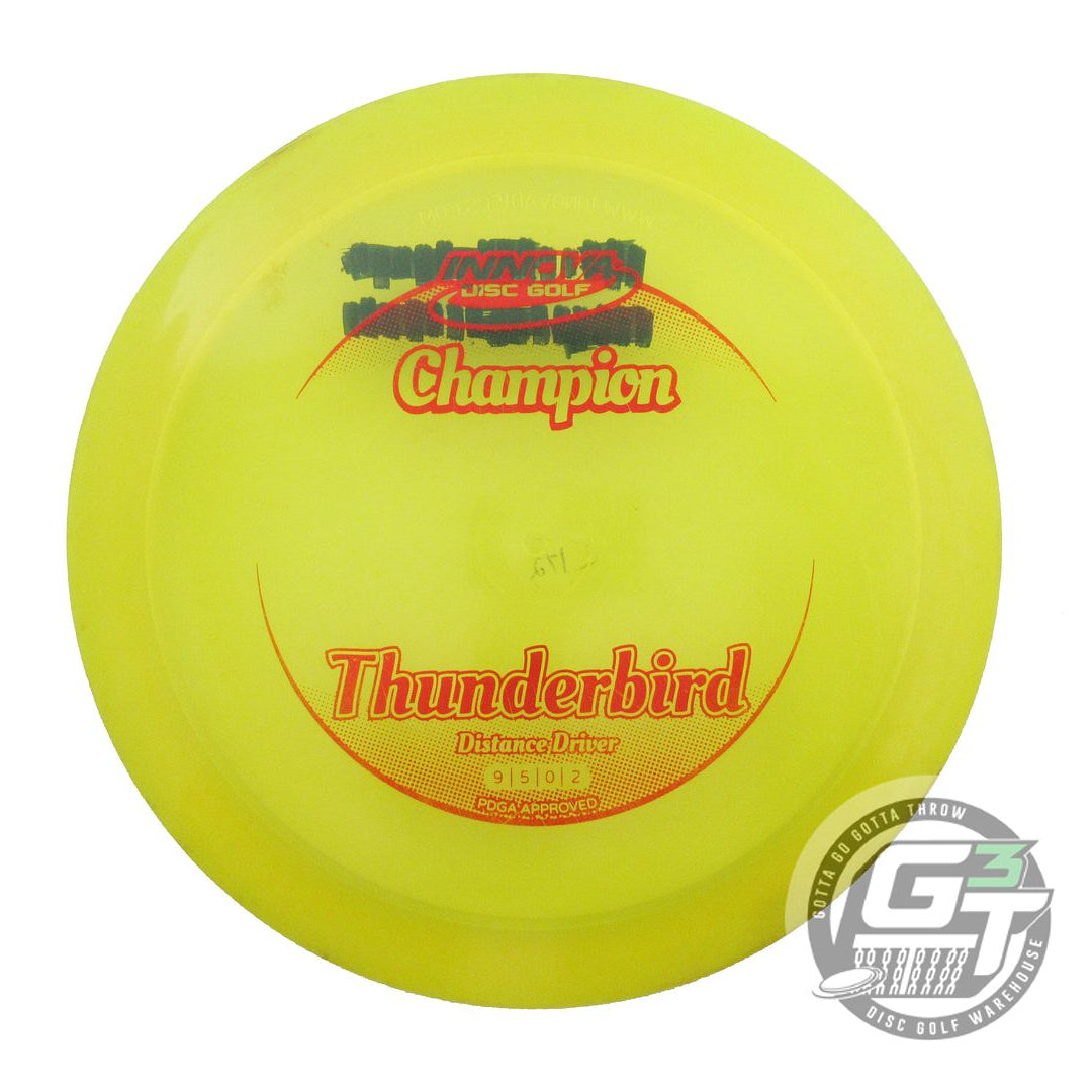 USED Innova Champion Thunderbird 172g Yellow Red Foil Distance Driver Golf Disc