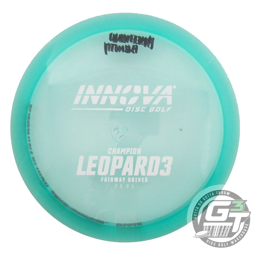 USED Innova Champion Leopard3 173g Seafoam White Stamp Fairway Driver Golf Disc