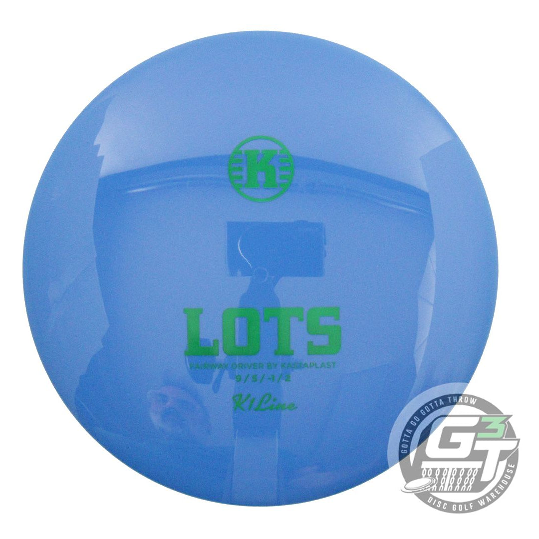 USED Kastaplast K1 Lots 173g Blue Green Stamp Fairway Driver Golf Disc