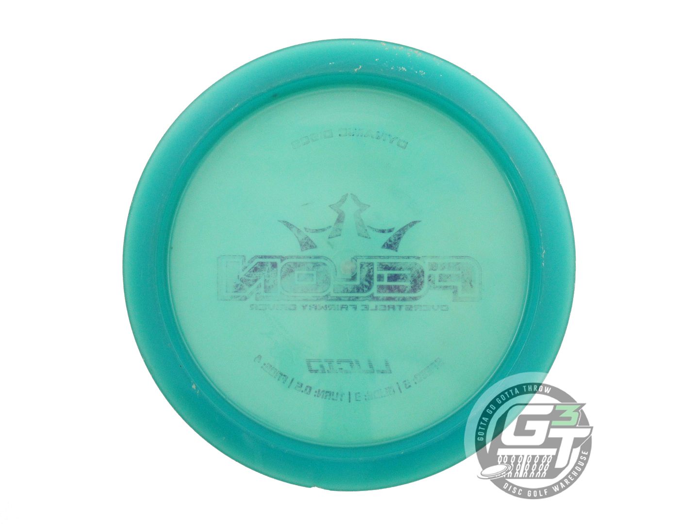 USED Dynamic Discs Lucid Felon 174g Teal Purple Foil Fairway Driver Golf Disc
