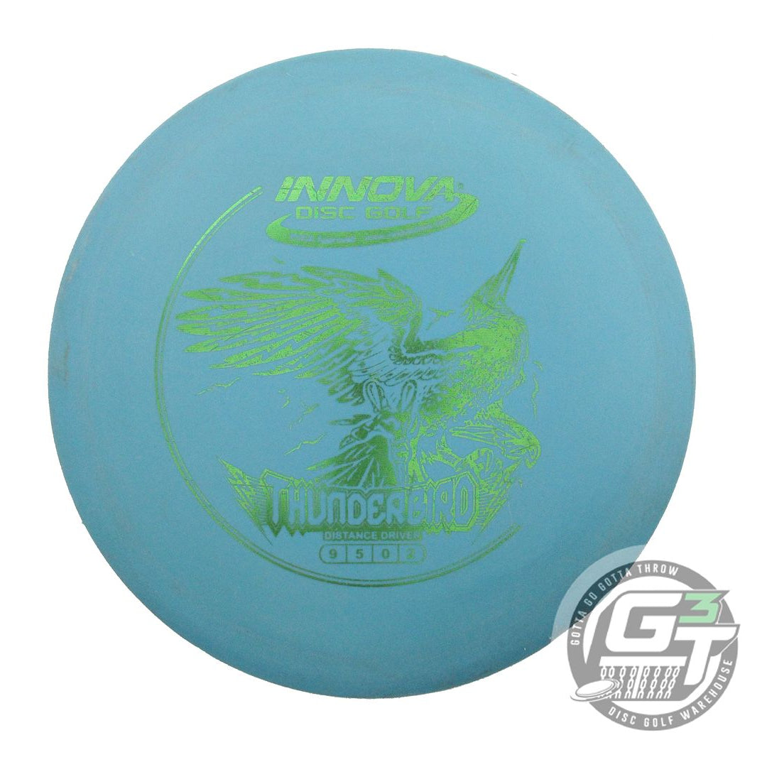 USED Innova DX Thunderbird 167g Blue Green Foil Distance Driver Golf Disc