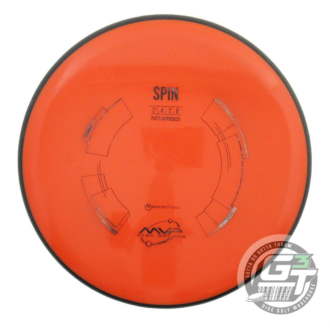 USED MVP Disc Sports Neutron Spin 173g Orange Putter Golf Disc