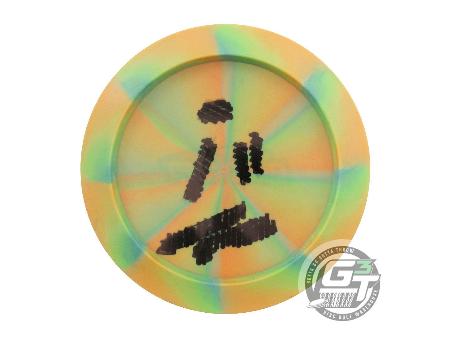 USED Discraft BAR STAMP ESP Nuke 160g Peach-Lime Distance Driver Golf Disc