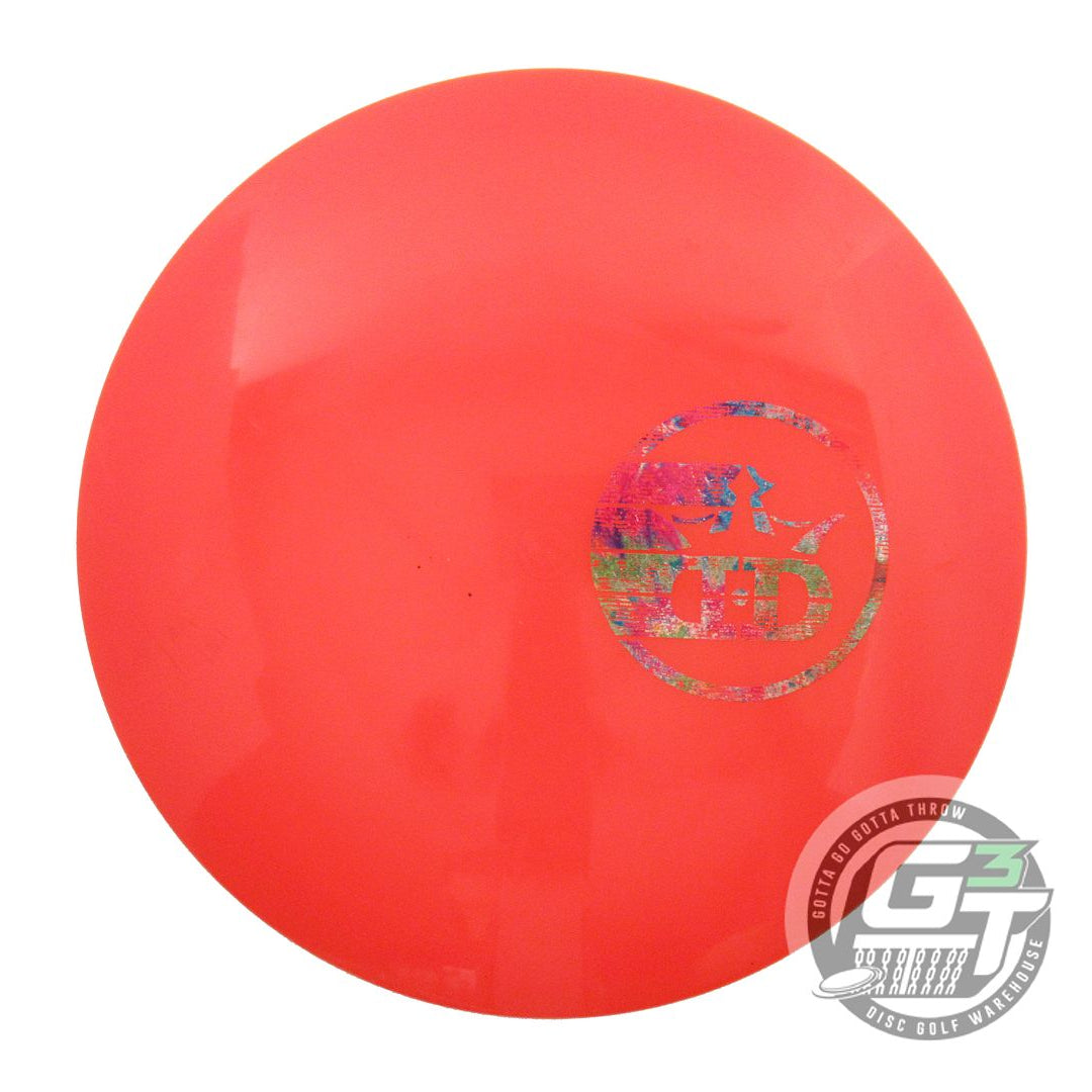USED Dynamic Discs Fuzion Maverick 175g Orange Fireworks Foil Driver Golf Disc