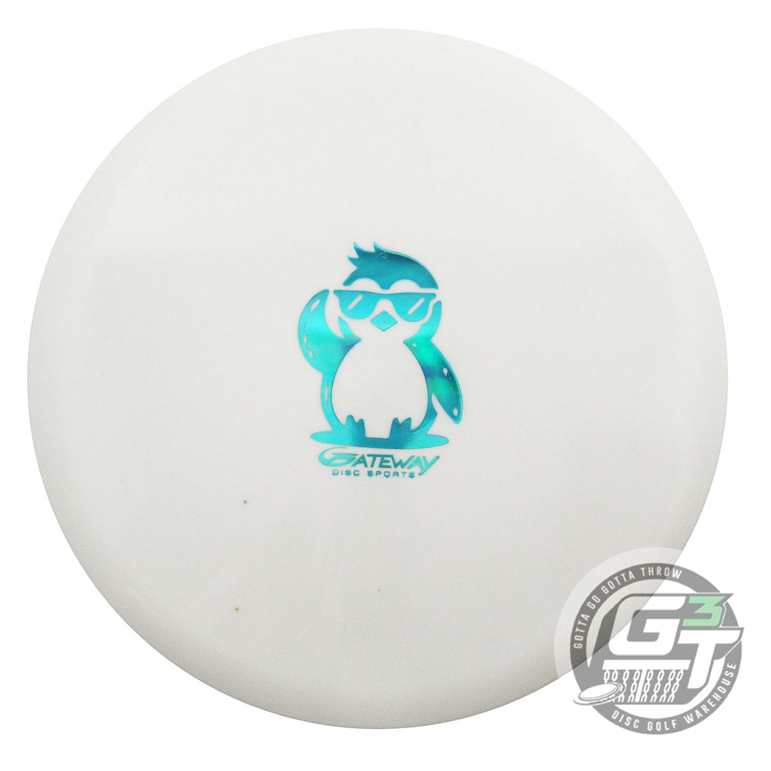 NOS Gateway NXT Element 178g White Teal Holo Foil Midrange Golf Disc
