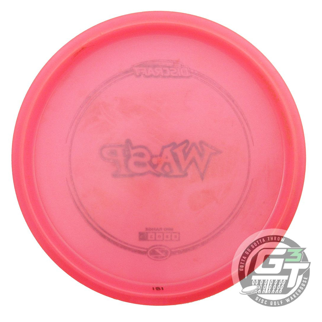 USED Discraft Z Wasp 181g Pink Black Stamp Midrange Golf Disc