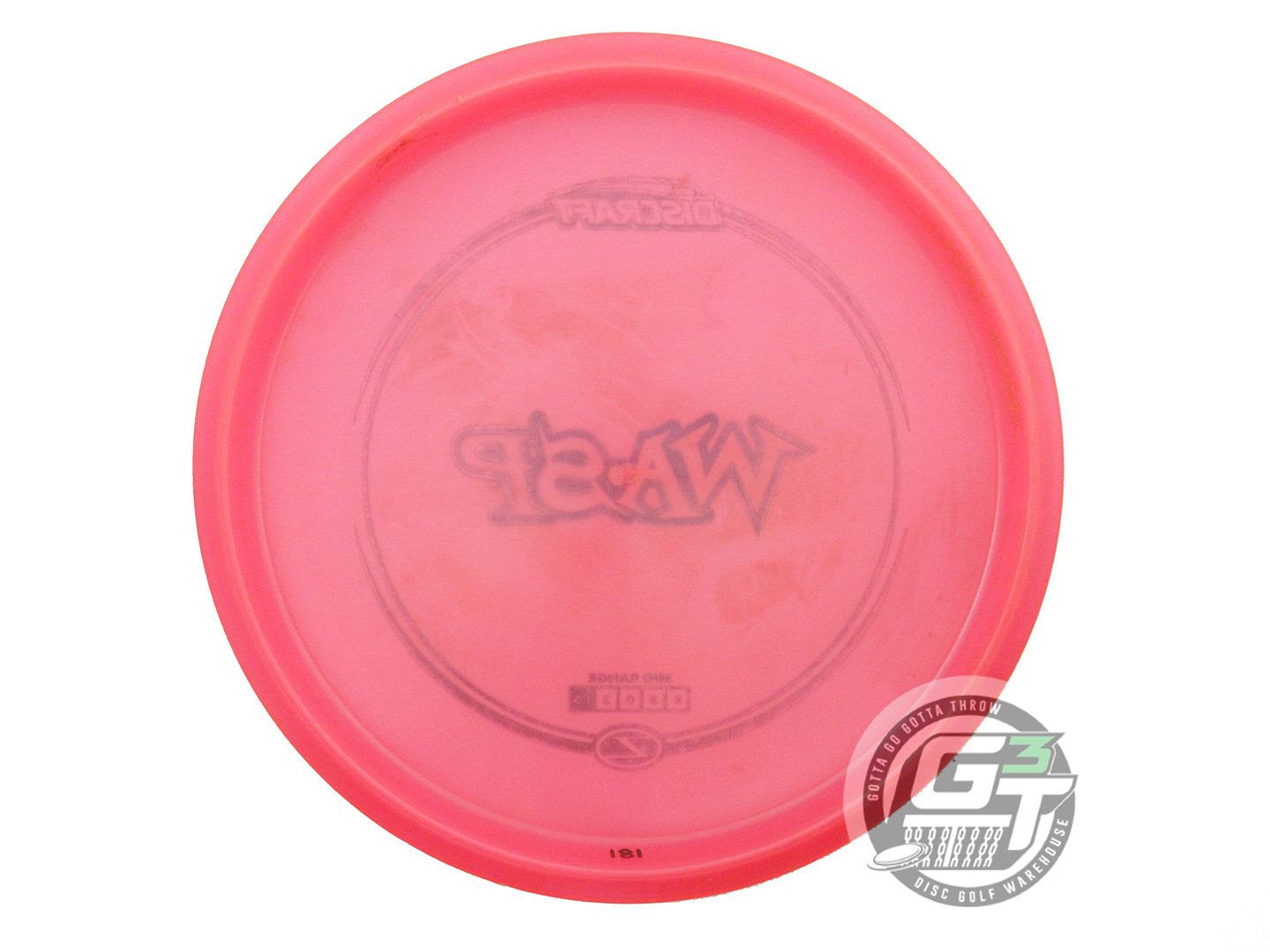 USED Discraft Z Wasp 181g Pink Black Stamp Midrange Golf Disc