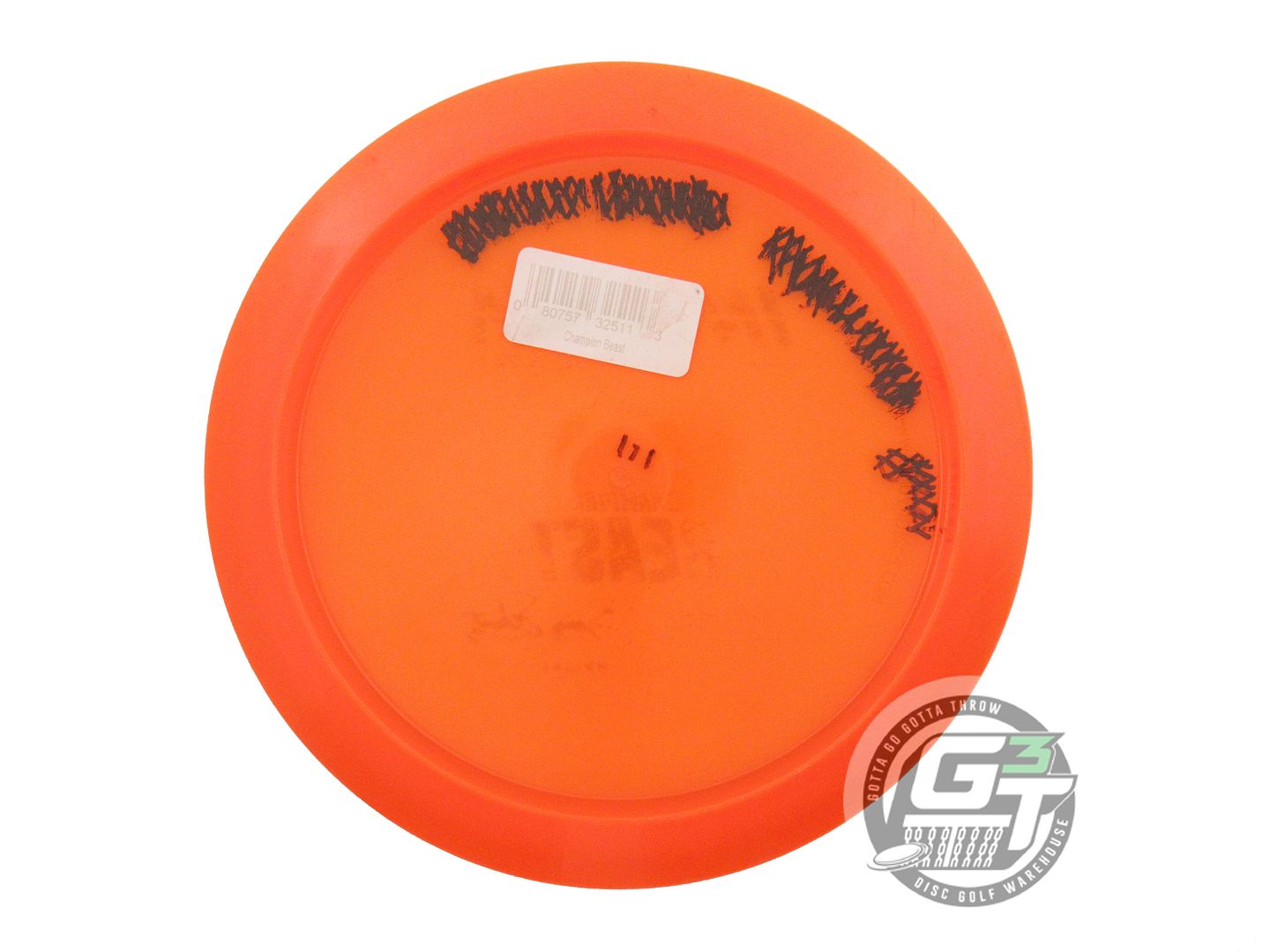USED Innova Champion Beast 171g Orange Blue Foil Distance Driver Golf Disc