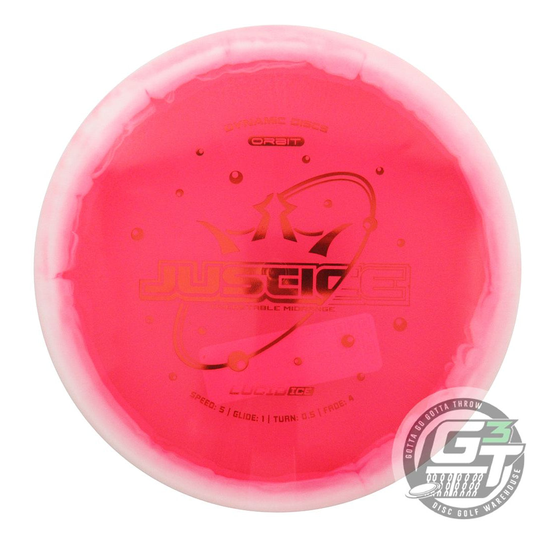 Dynamic Discs Lucid Ice Orbit Justice Midrange Golf Disc (Individually Listed)