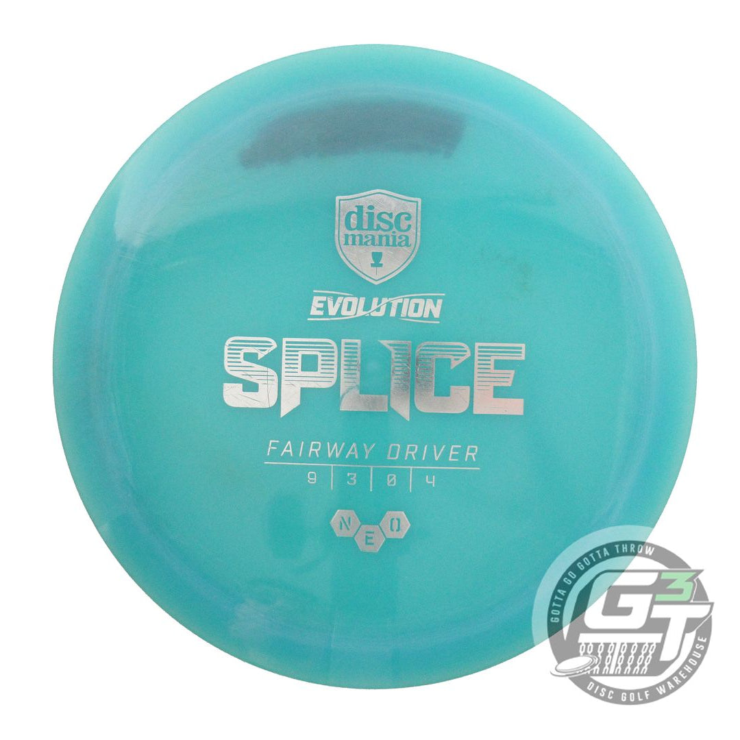 USED DiscMania Neo Splice 173g Teal Silver Foil Fairway Driver Golf Disc