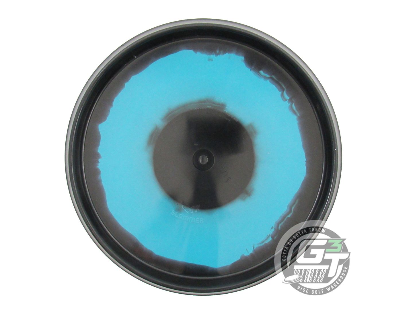 USED Dynamic Discs Fuzion Raptor Eye Slammer 173g Black-Teal Putter Golf Disc