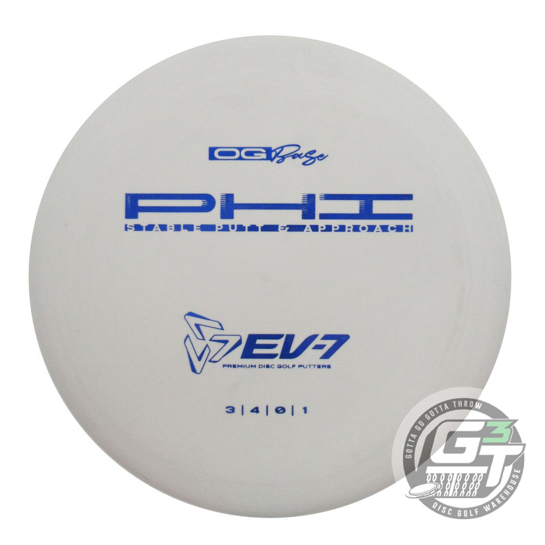EV-7 OG Base Phi Putter Golf Disc (Individually Listed)