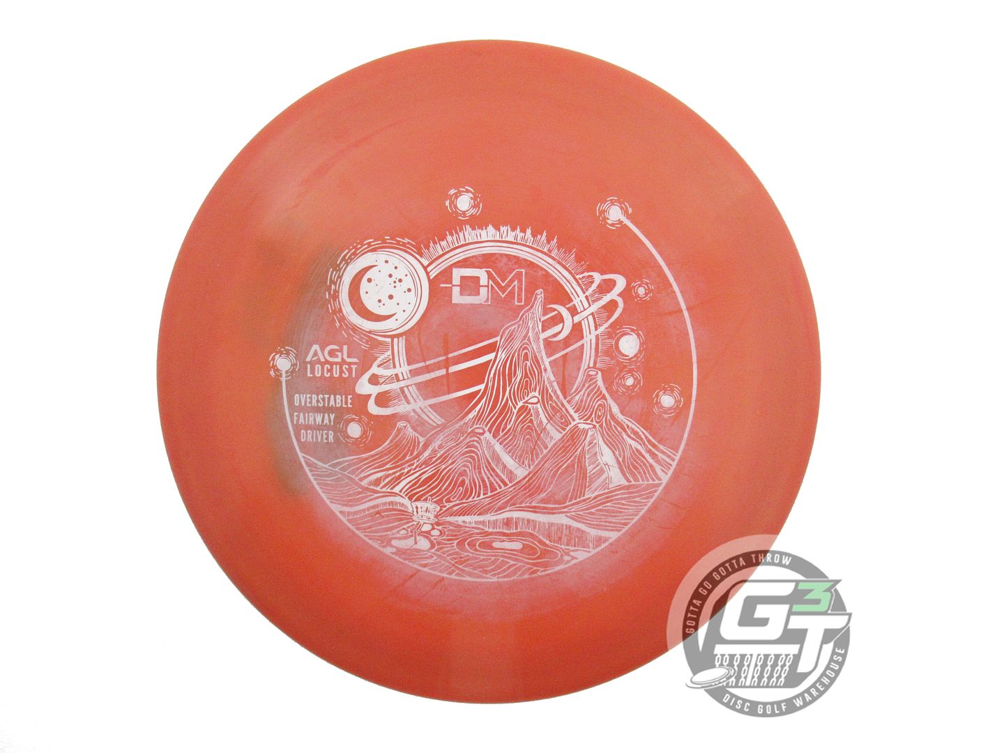 USED Above Ground Level Alpine Locust 175g Burnt Orange Fairway Driver Golf Disc