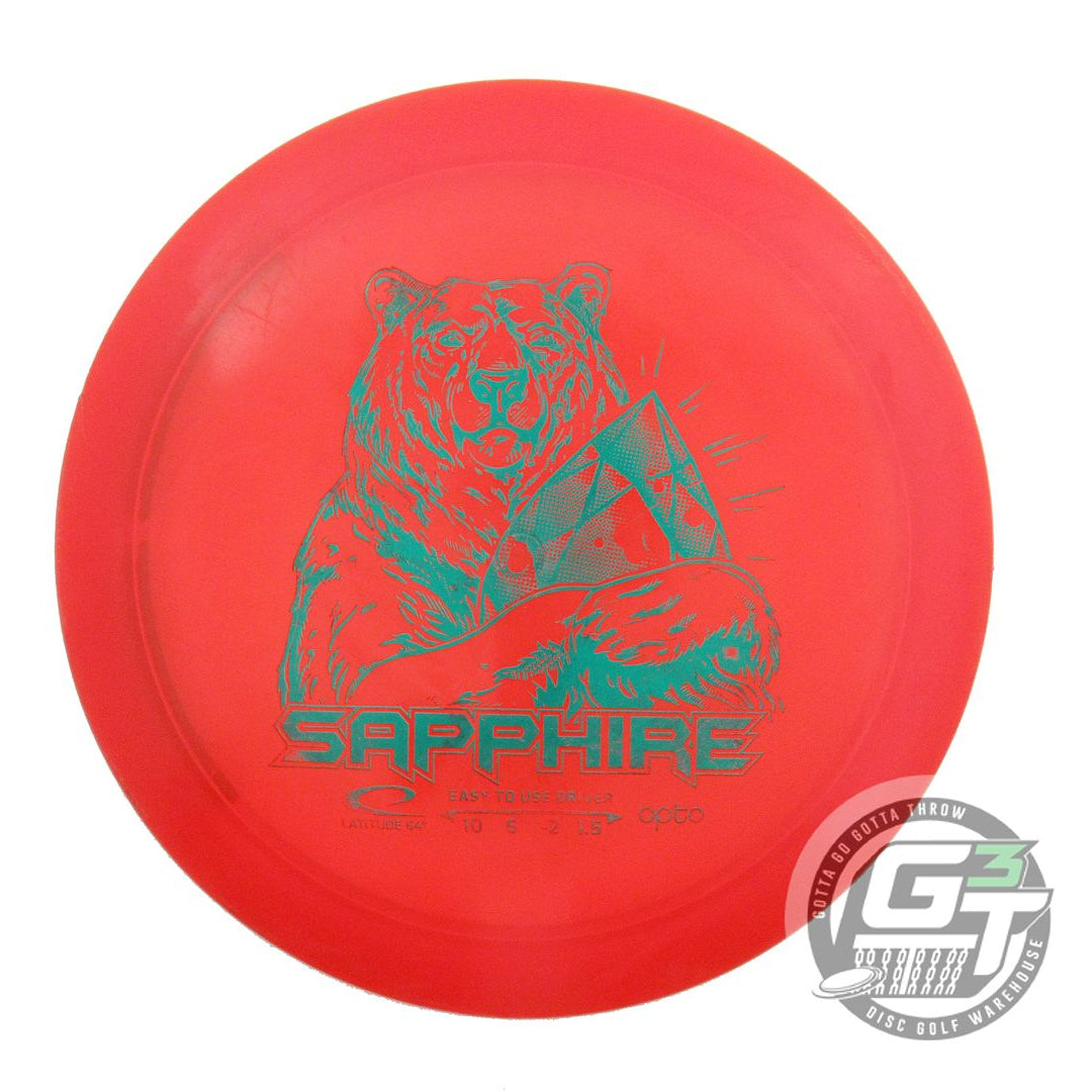 USED Latitude 64 Opto Sapphire 159g Red Green Foil A Distance Driver Golf Disc