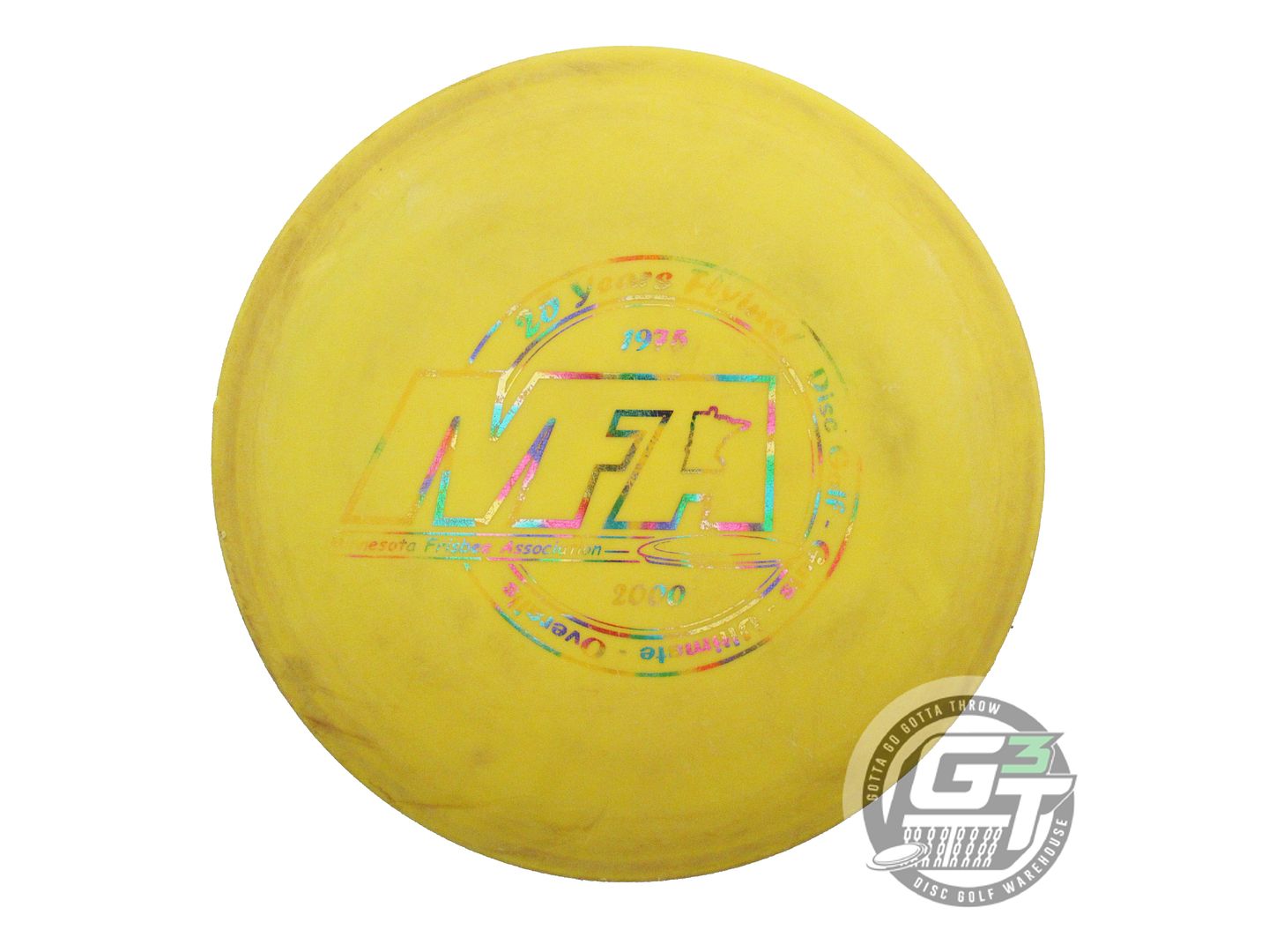 USED Innova DX Gazelle 172g Yellow Jellybean Foil Fairway Driver Golf Disc