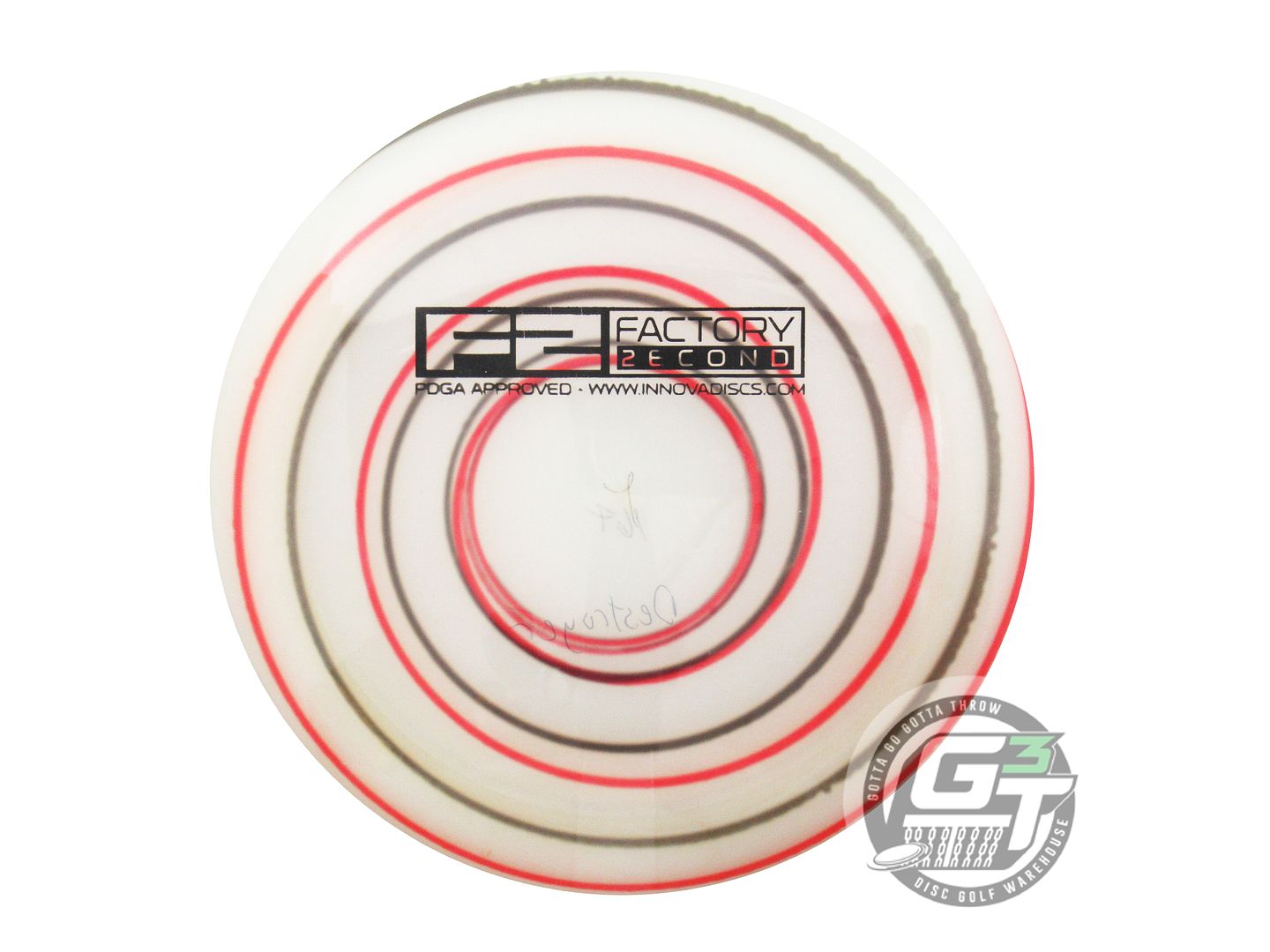 USED Innova X-OUT Champion Destroyer 167g White HOME DYED Distance Driver Disc