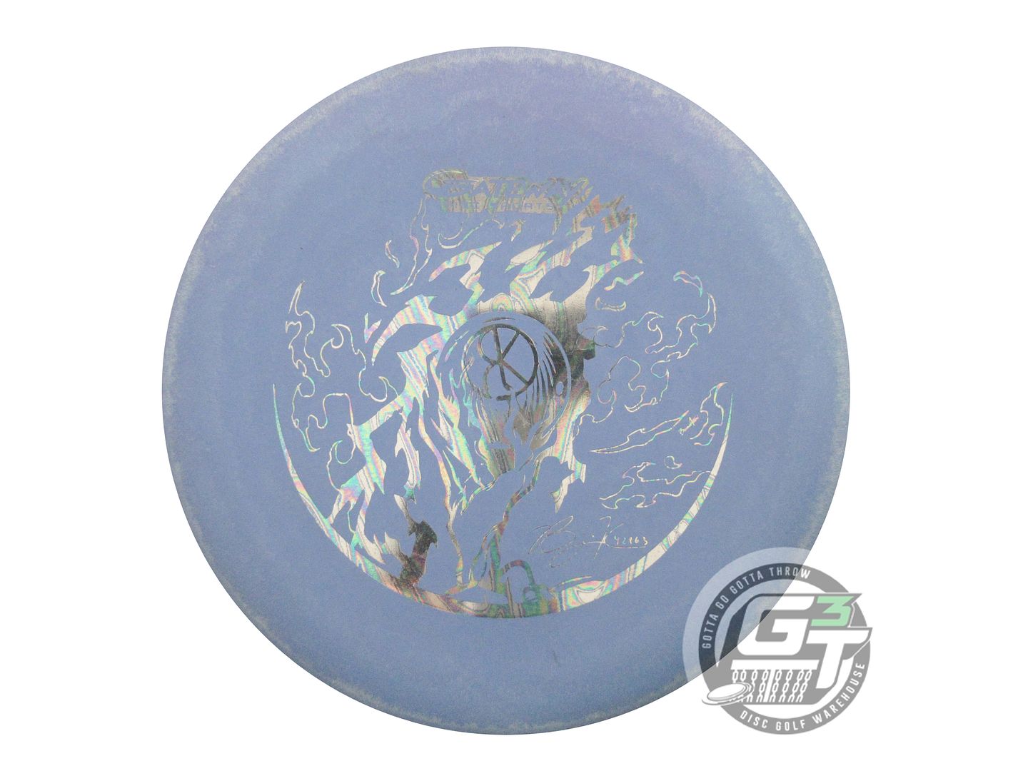 USED Gateway Firm Wizard 174g Blue Oil Slick Foil Putter Golf Disc