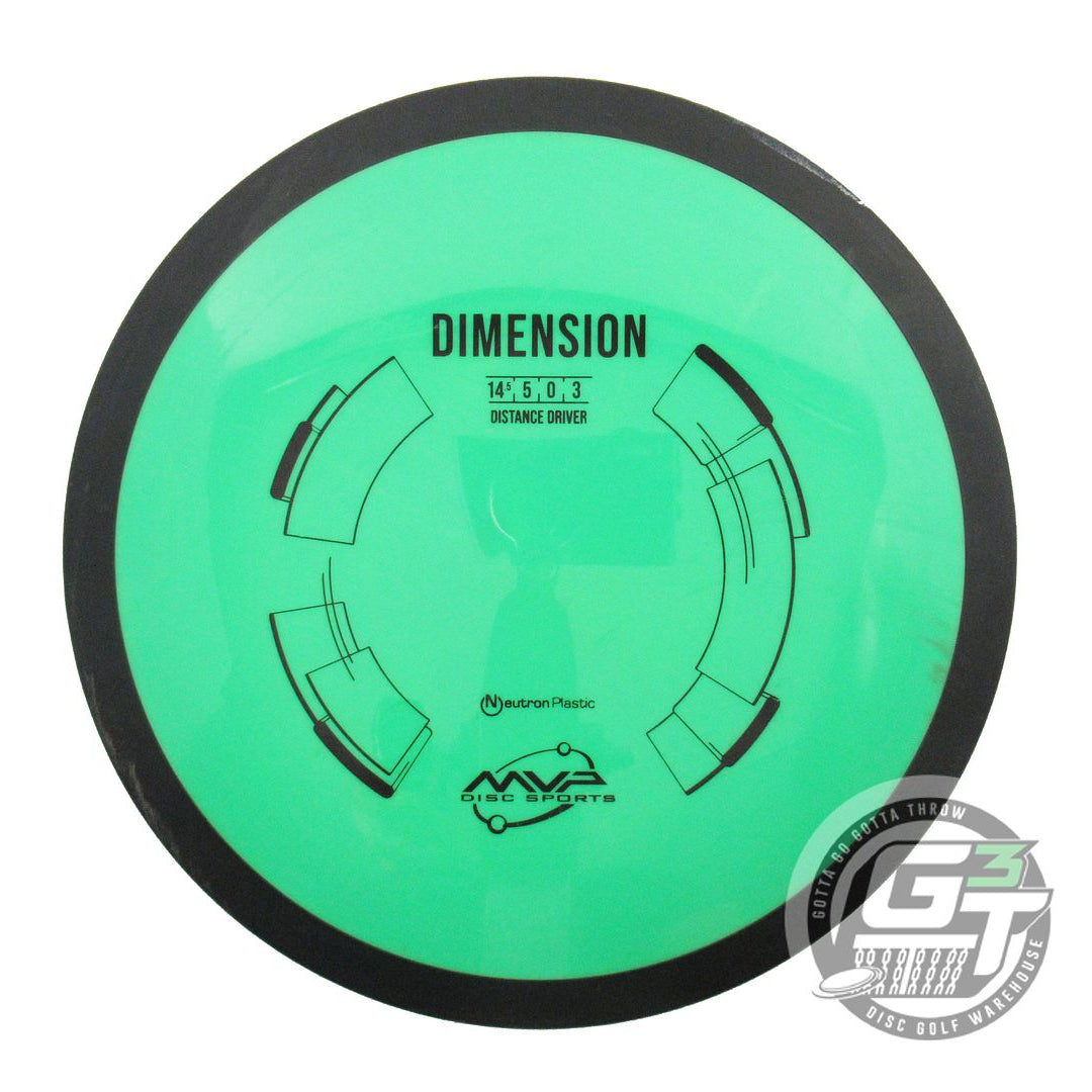 USED MVP Disc Sports Neutron Dimension 173g Green Distance Driver Golf Disc