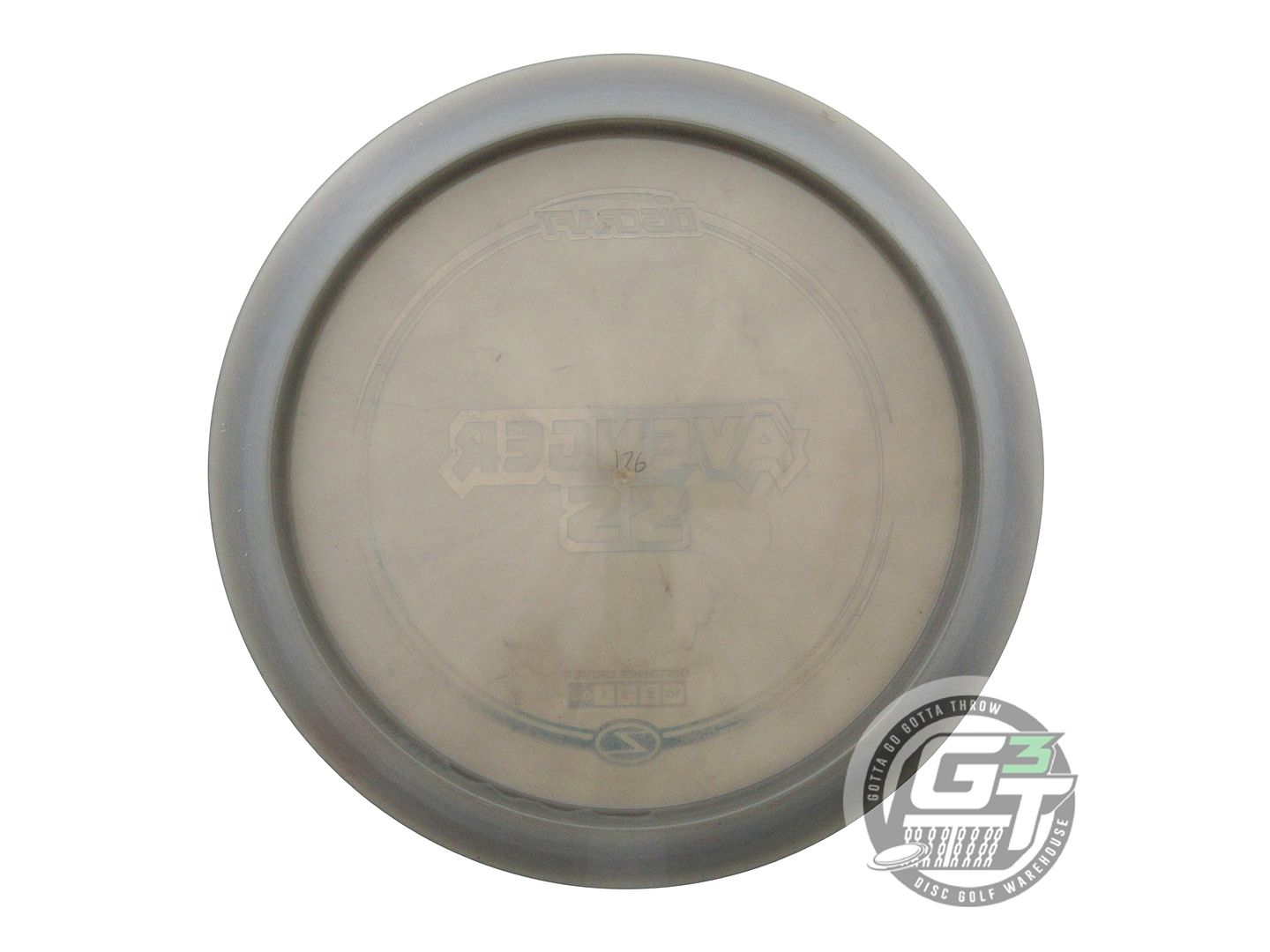 USED Discraft Z Avenger SS 176g Gray Sunrise Foil Distance Driver Golf Disc