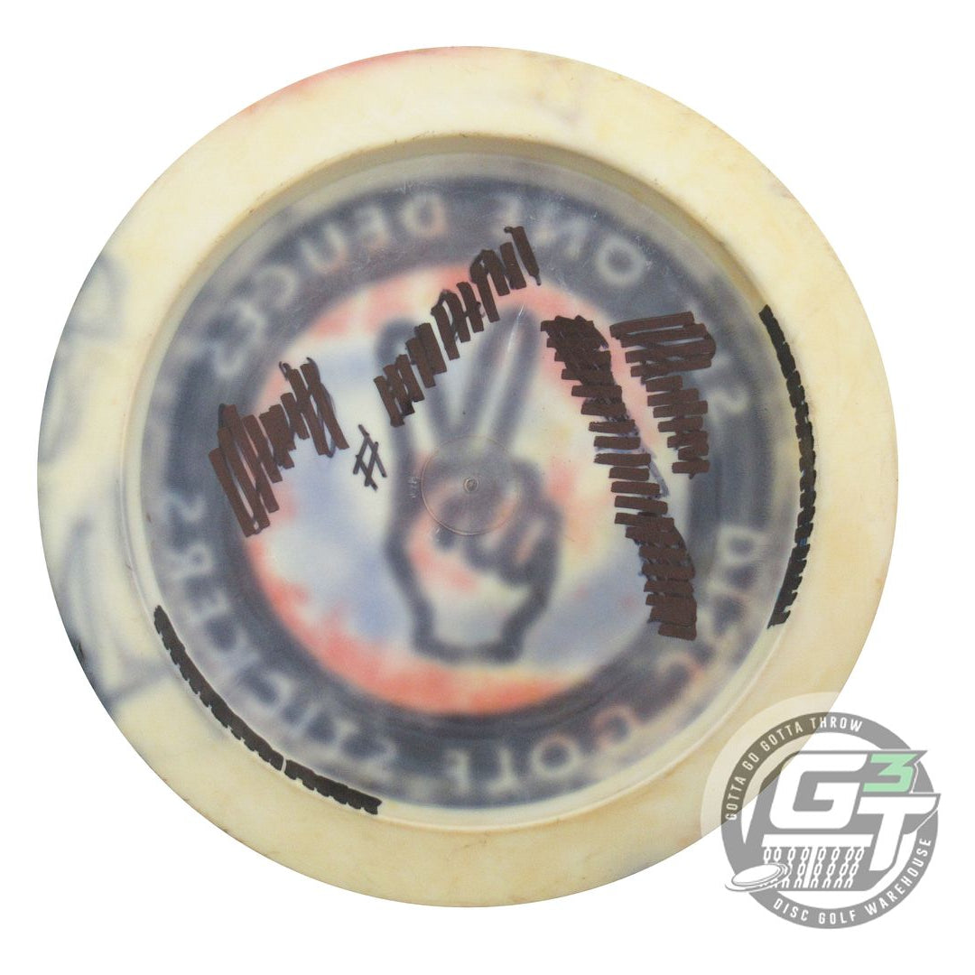 USED Innova Star Destroyer 175g Cream HOME DYED Distance Driver Golf Disc