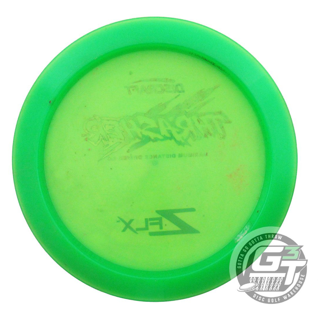 USED Discraft Z FLX Thrasher 175g Green Flag Foil Distance Driver Golf Disc