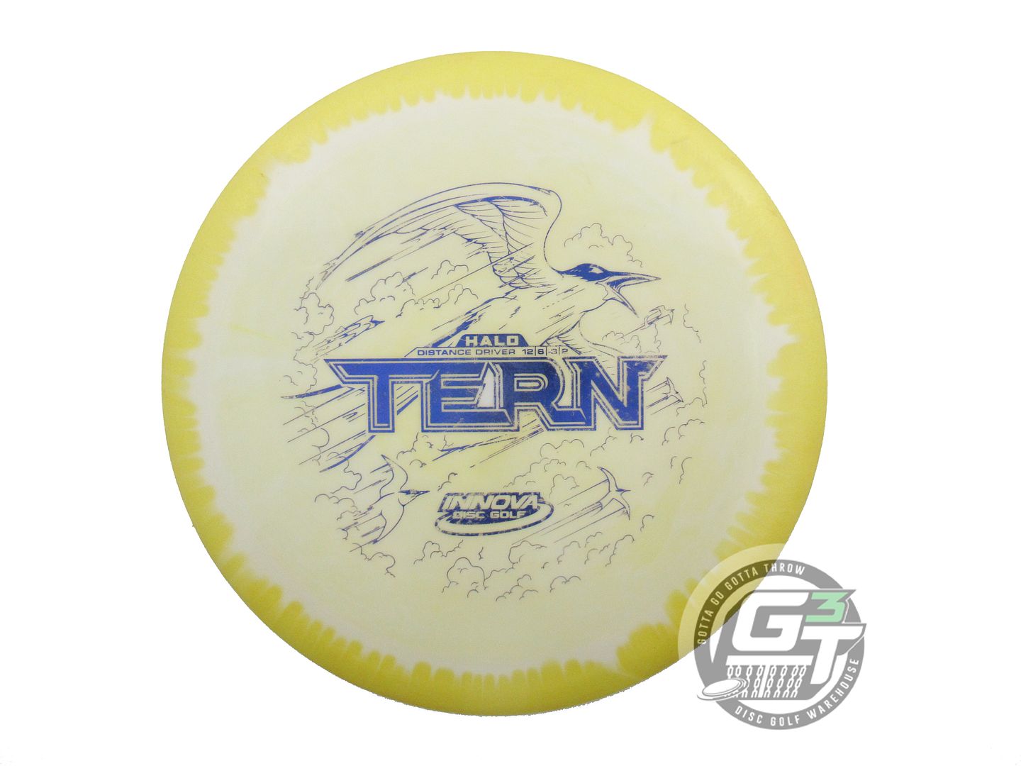USED Innova Halo Star Tern 175g Yellow-White Distance Driver Golf Disc