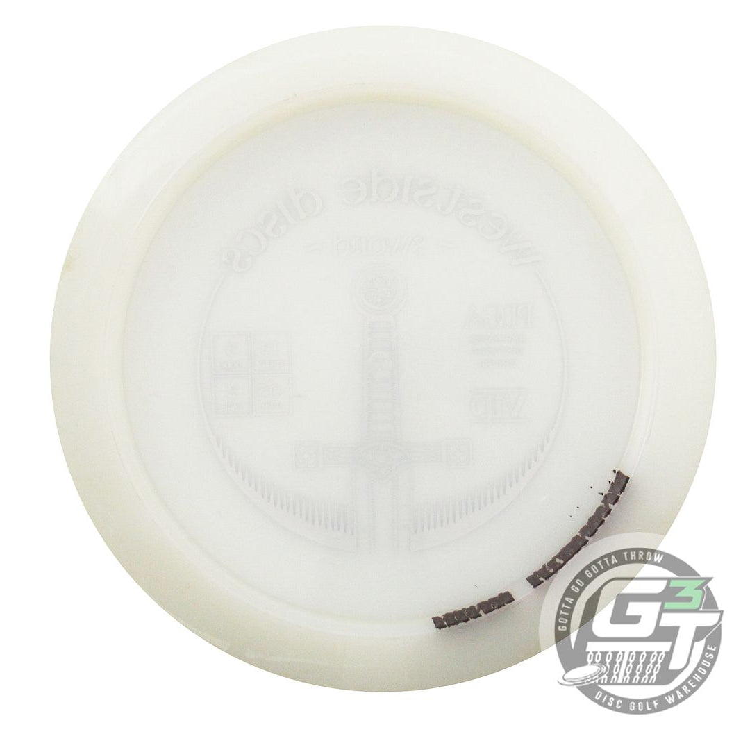 USED Westside Discs VIP Sword 168g White Black Stamp Distance Driver Golf Disc